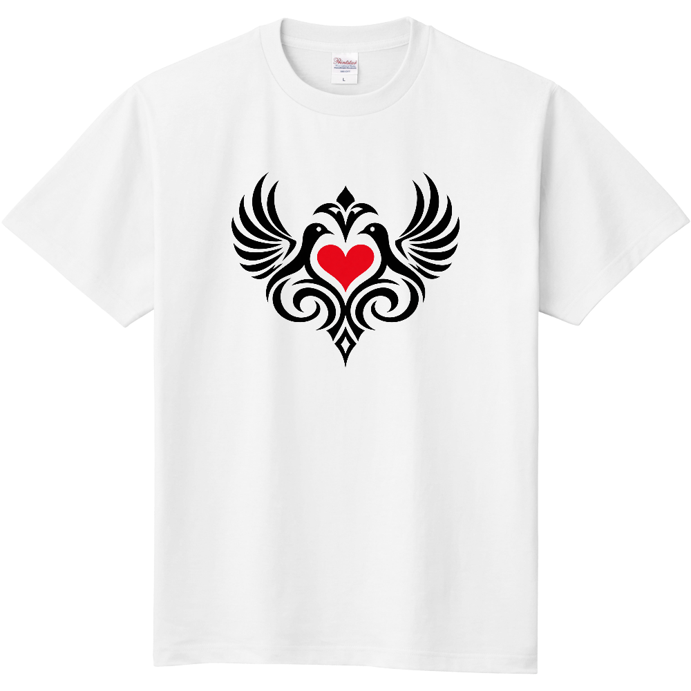 Tシャツ/TRIBAL HEART 27/ホワイト