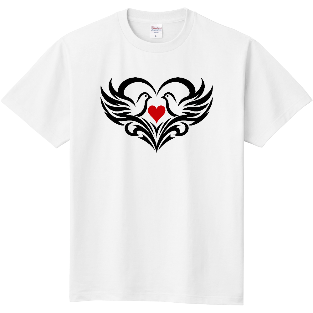 Tシャツ/TRIBAL HEART 28/ホワイト