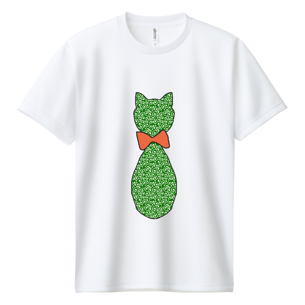 猫〔唐草模様〕