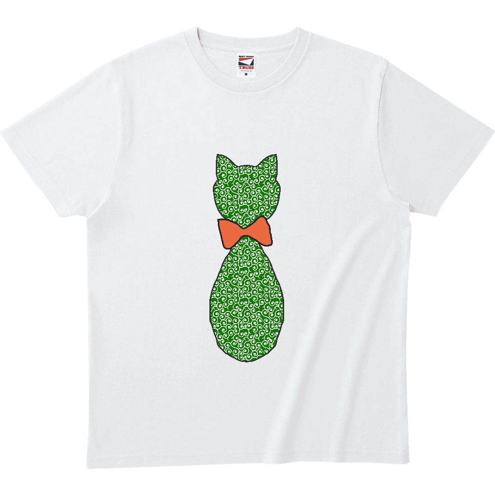 猫〔唐草模様〕