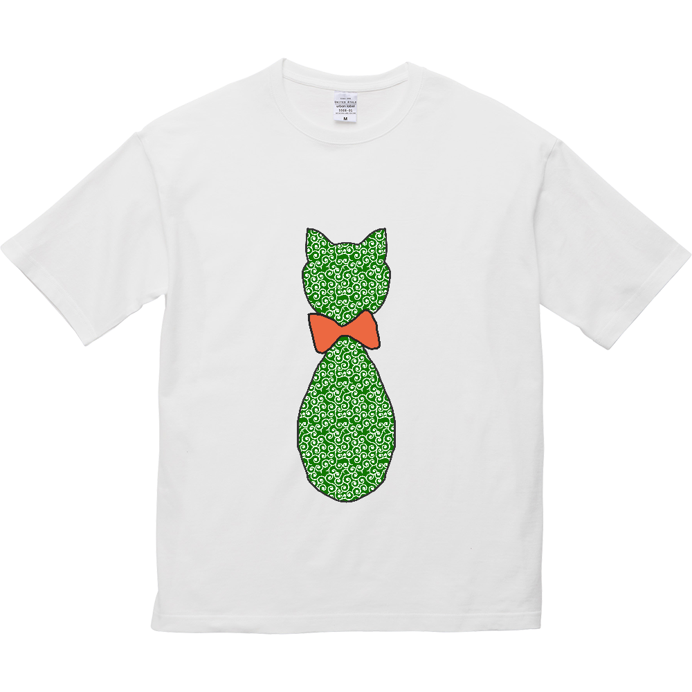 猫〔唐草模様〕