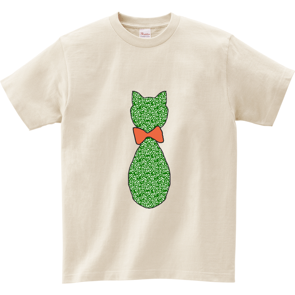 猫〔唐草模様〕