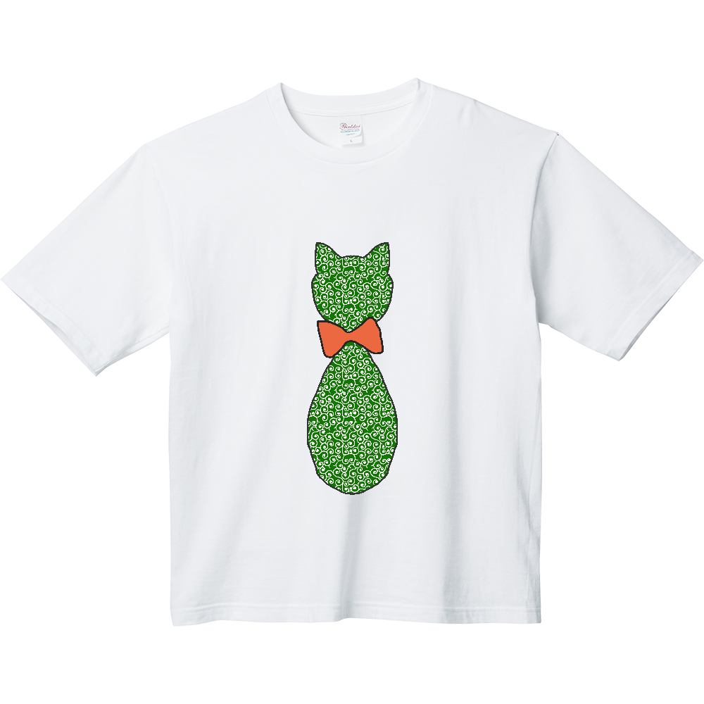 猫〔唐草模様〕