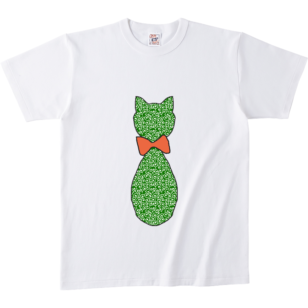 猫〔唐草模様〕