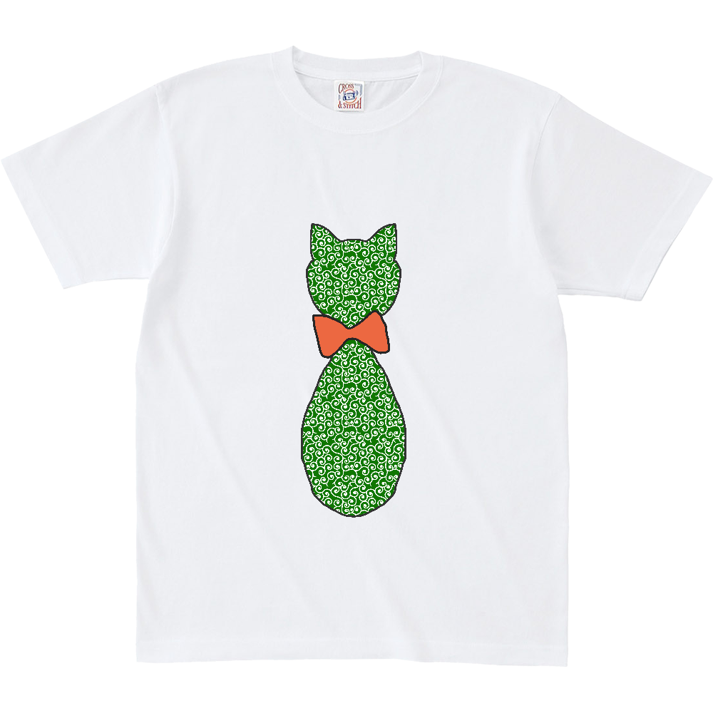 猫〔唐草模様〕