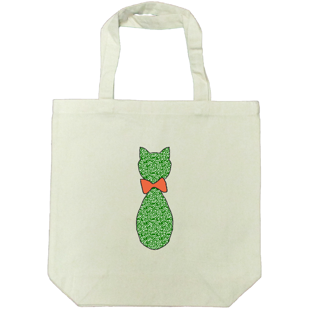 猫〔唐草模様〕