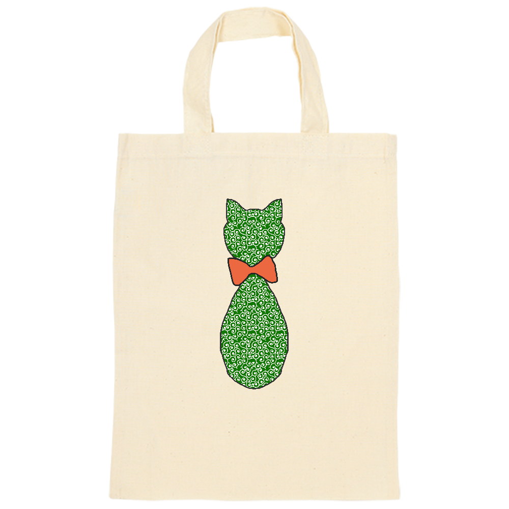 猫〔唐草模様〕