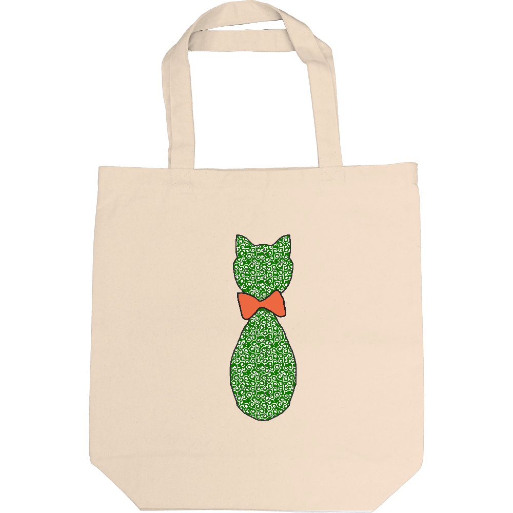 猫〔唐草模様〕
