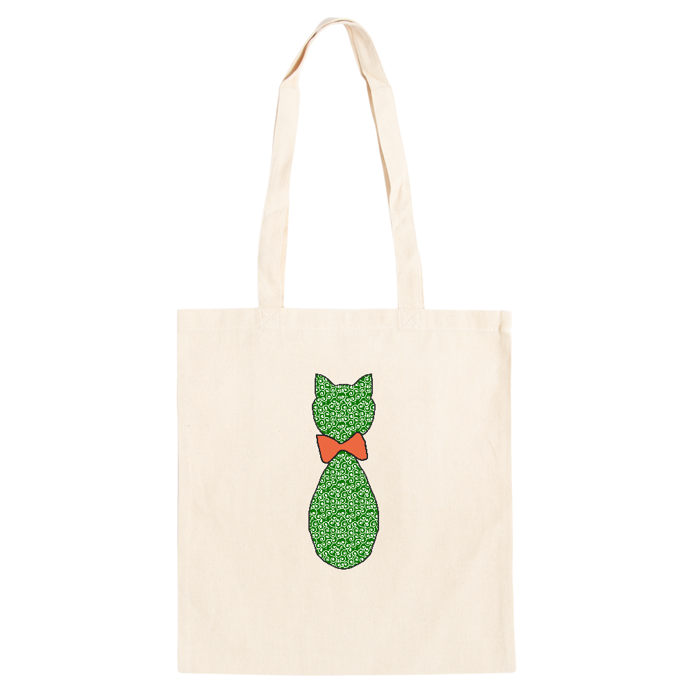猫〔唐草模様〕