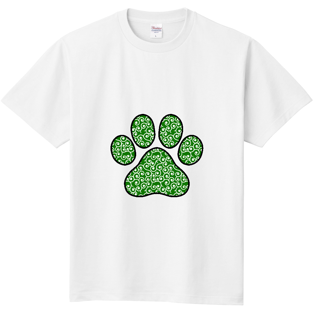 猫〔唐草模様〕