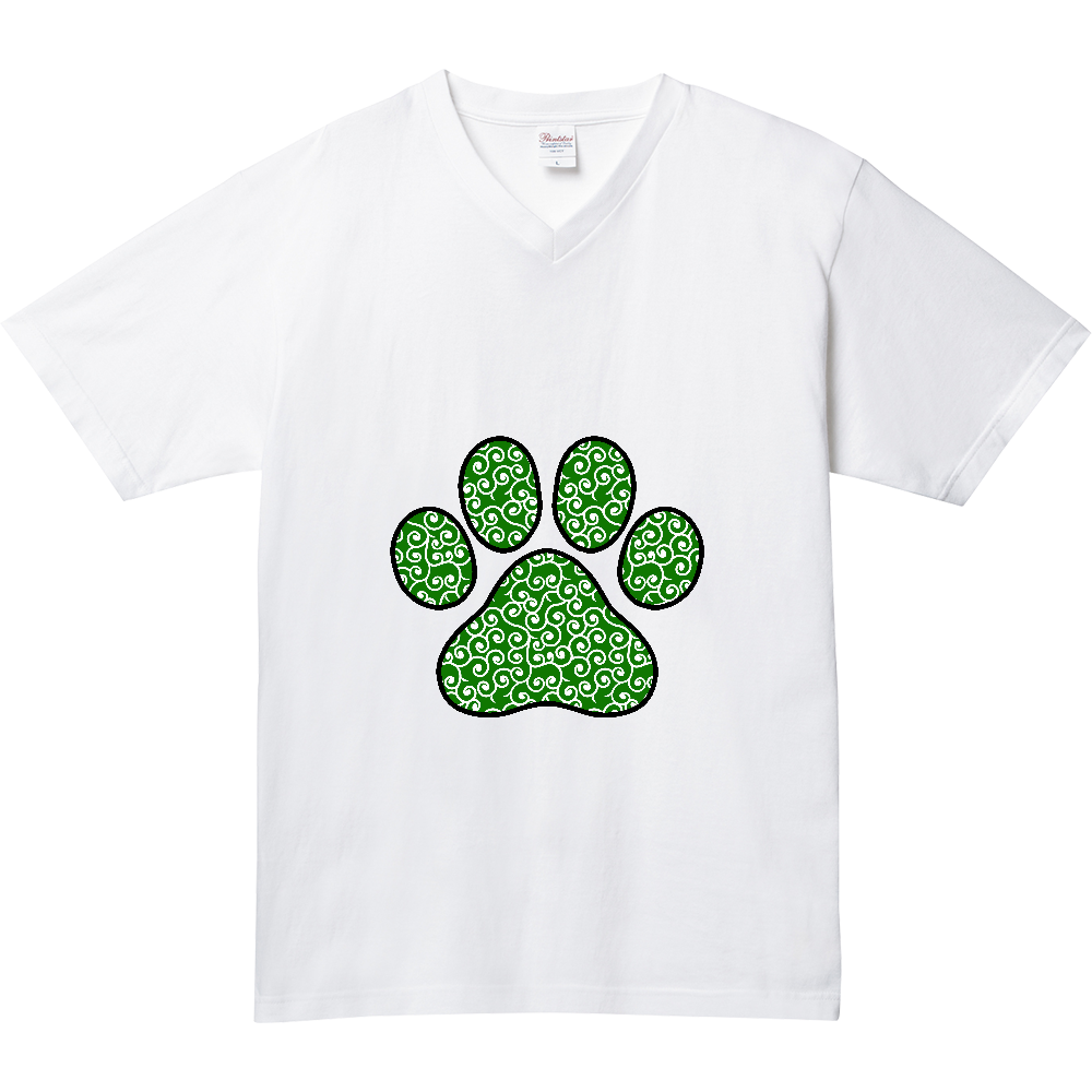 猫〔唐草模様〕