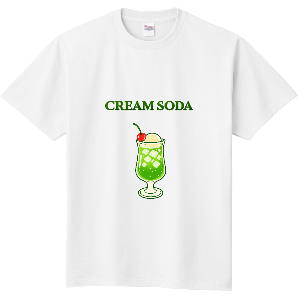 昭和純喫茶|クリームソーダ 定番Tシャツ|NATSUKASHI