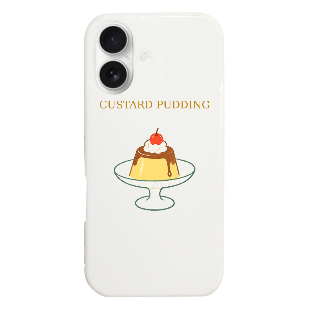 昭和純喫茶|カスタードプリン iPhone 17ケース|NATSUKASHI