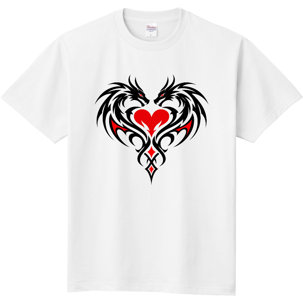 Tシャツ/TRIBAL HEART 31/ホワイト
