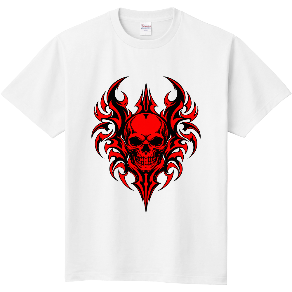 Tシャツ/Crimson Tribal Reaper/ホワイト