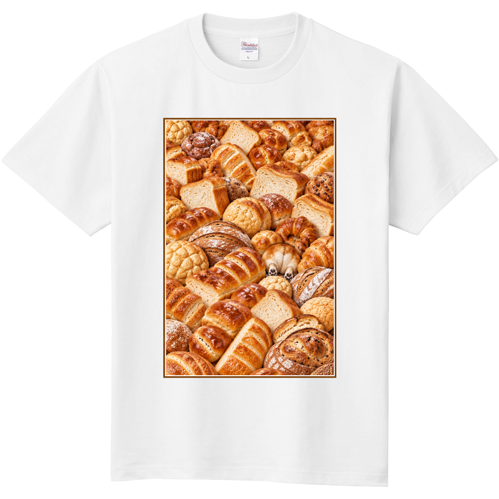 パンの中のコーギーを探せ!|Corgi & Bread T-Shirt