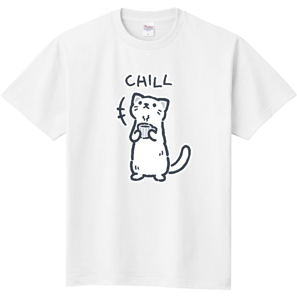 ゆるい白猫くん カフェ チルタイム