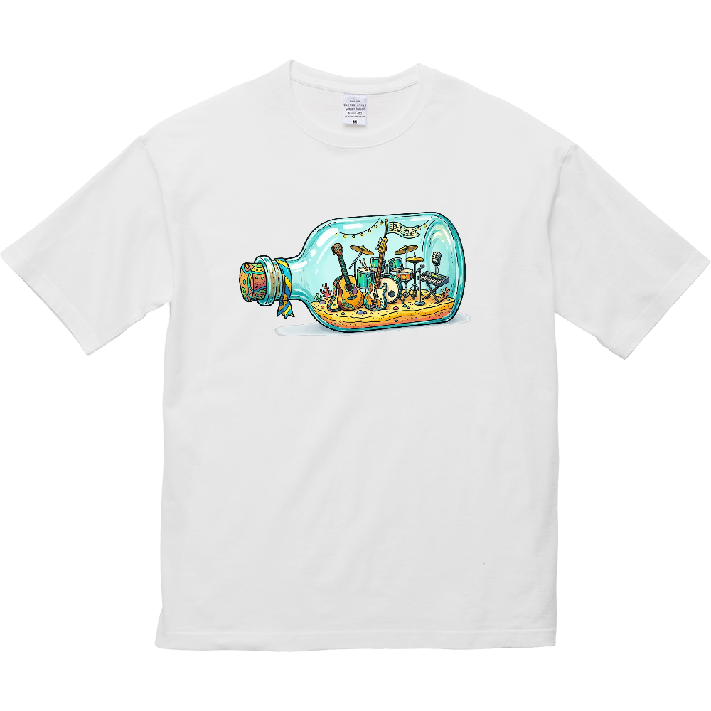 瓶の中のバンドTシャツ