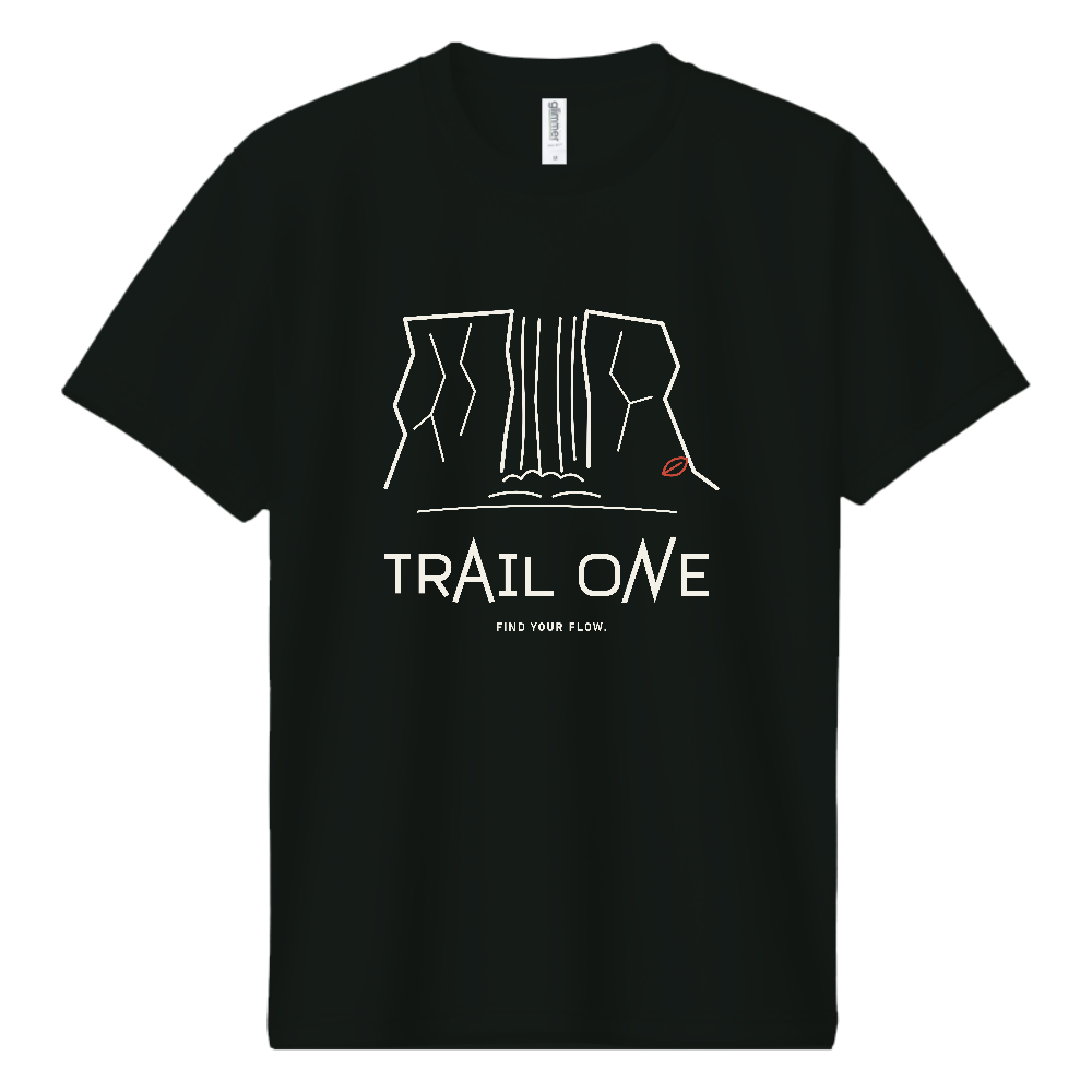 登山Tシャツ(渓流 003-DARK)