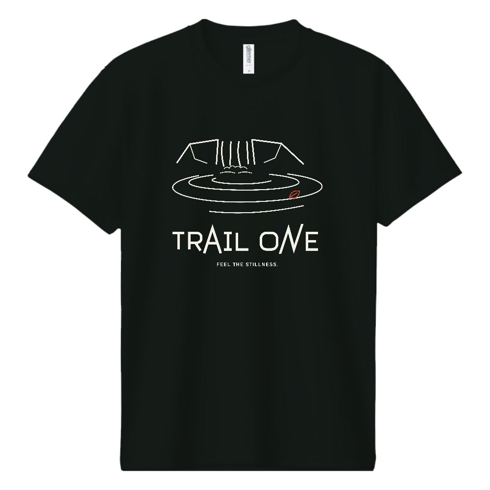 登山Tシャツ（渓流 004-DARK）