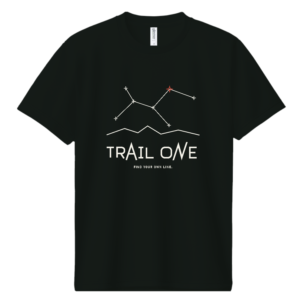 登山Tシャツ（星空 002-DARK）