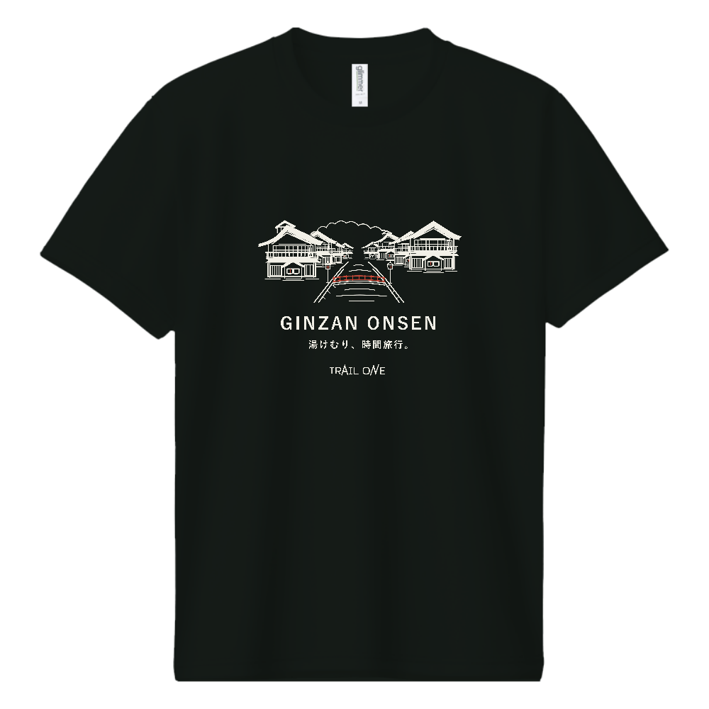 登山Tシャツ（温泉 003-DARK）