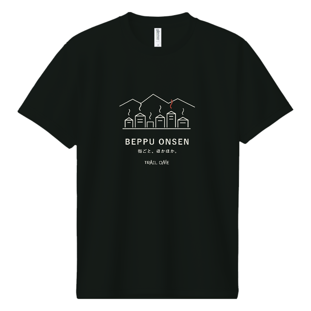 登山Tシャツ（温泉 010-DARK）