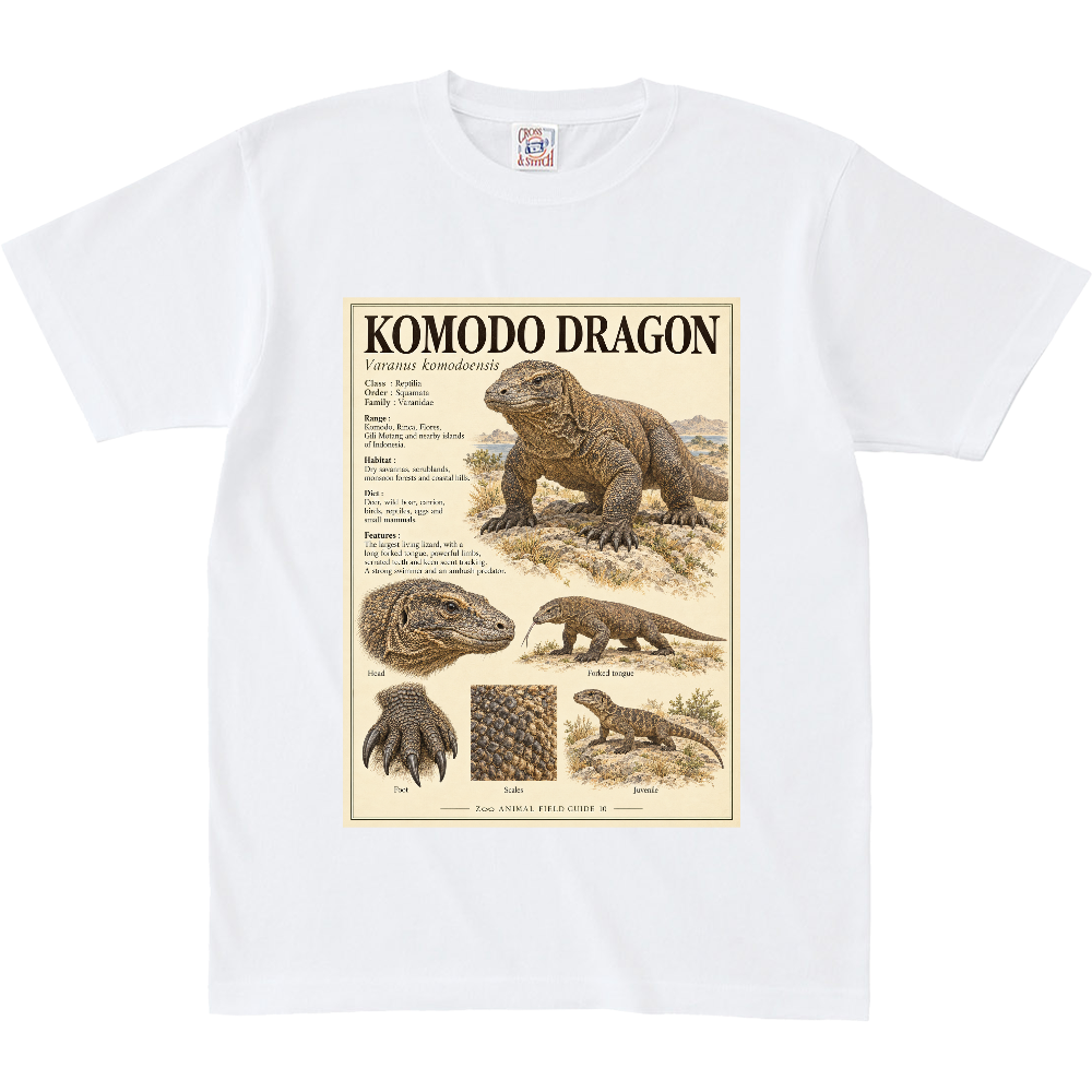 Z∞∞ ANIMAL FIELD GUIDE 10|KOMODO DRAGON / コモドオオトカゲ