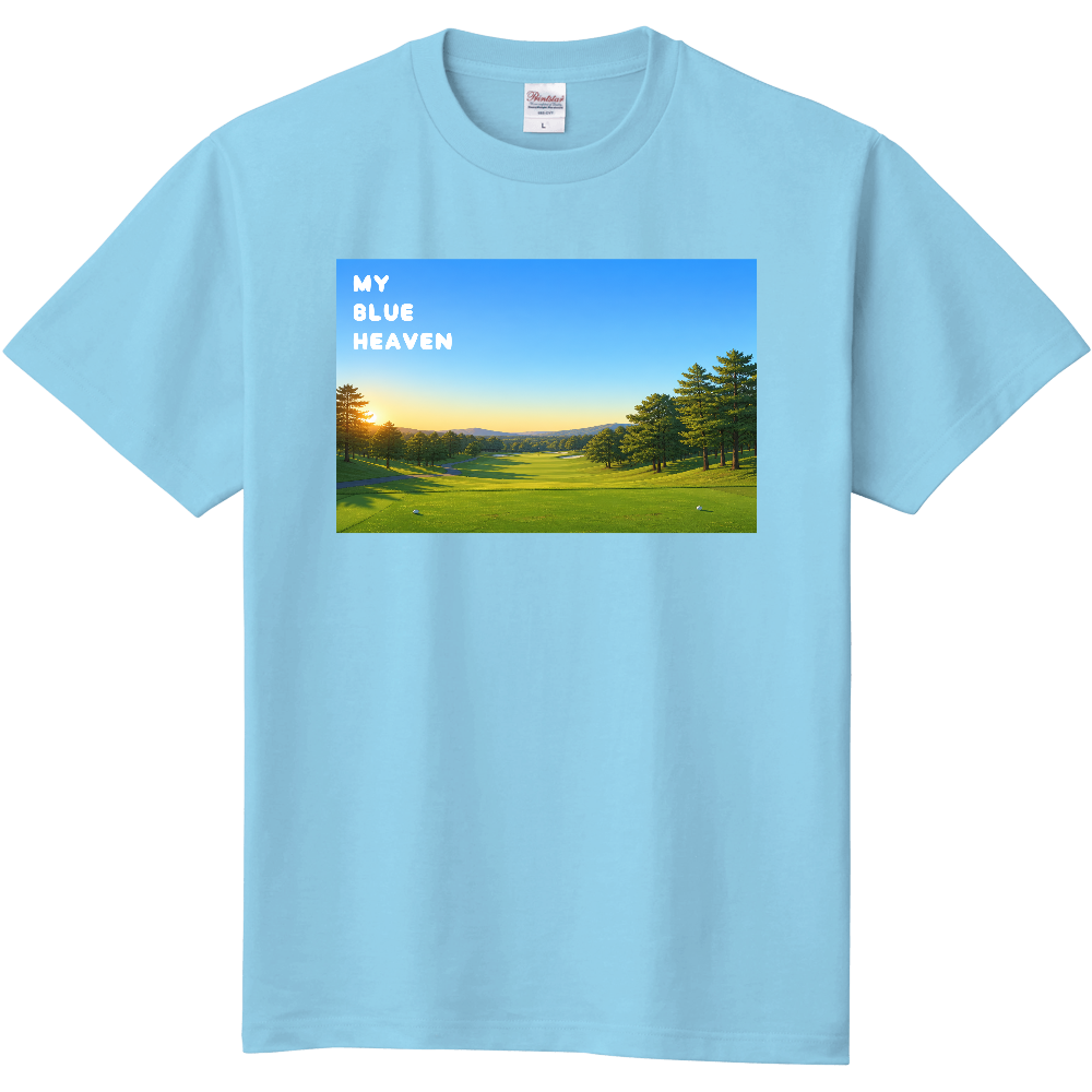 MY BLUE HEAVEN(マイ・ブルー・ヘブン) 定番Tシャツ ライトブルー