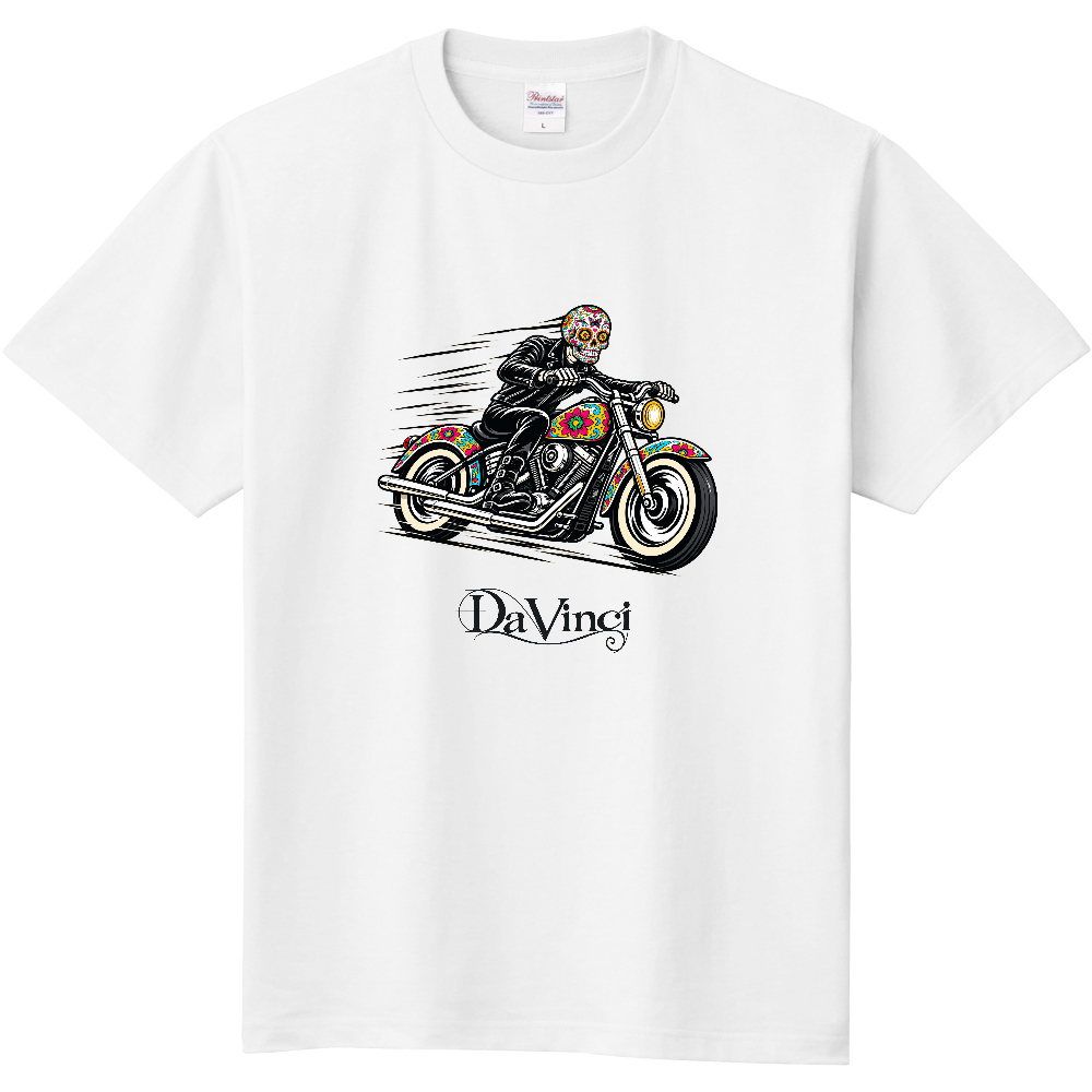 Tシャツ/スカルライダーⅣ/ホワイト