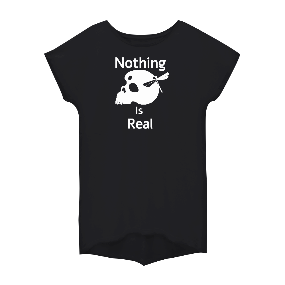 Nothing Is Real(白)ウィメンズ ドルマン ワンピース
