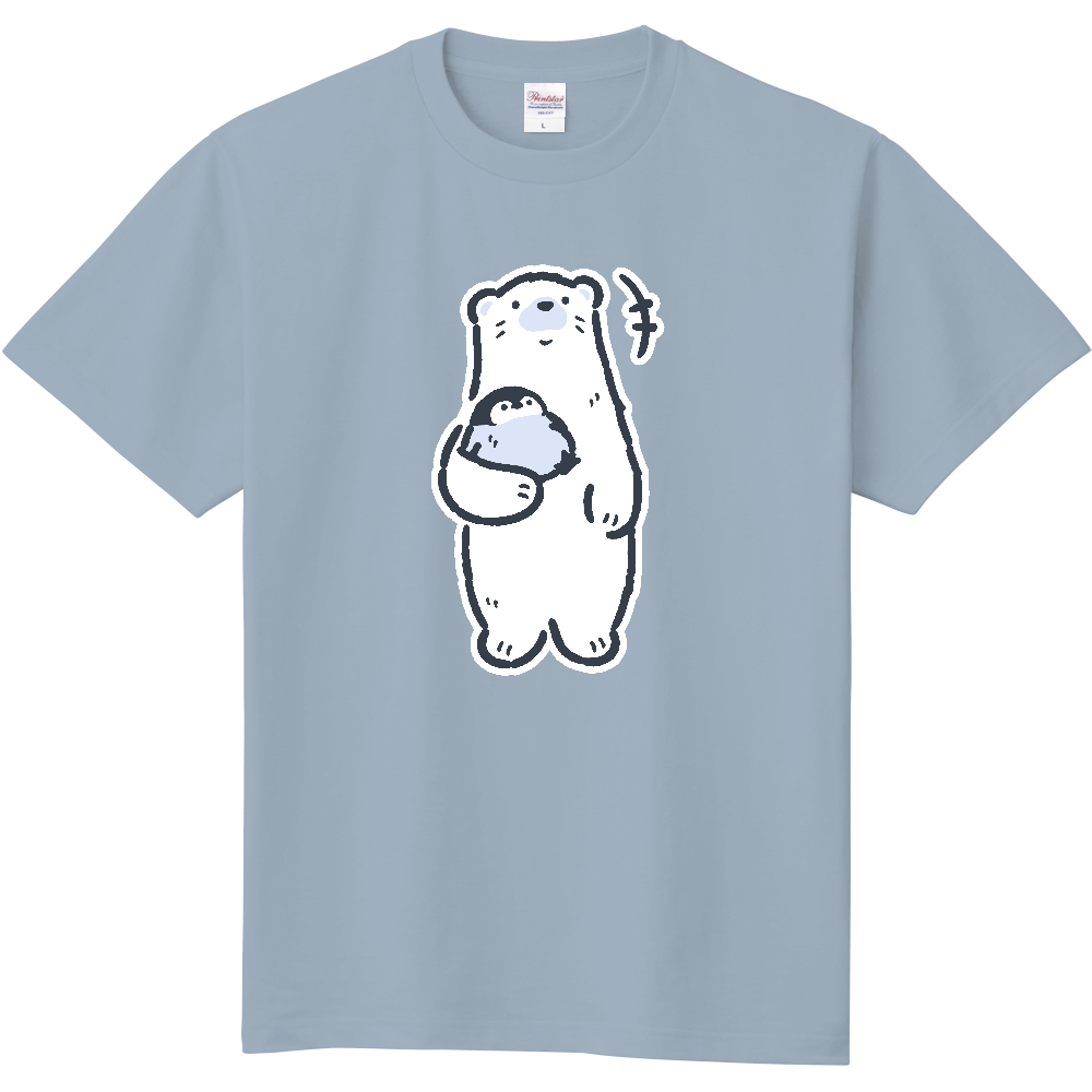 ゆるいシロクマくんとコウテイペンギンくん おさんぽ