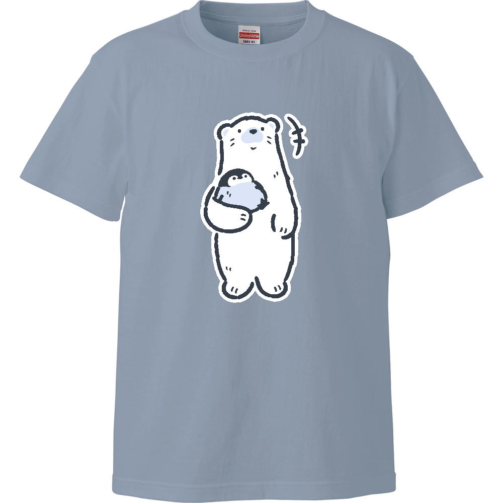 ゆるいシロクマくんとコウテイペンギンくん おさんぽ