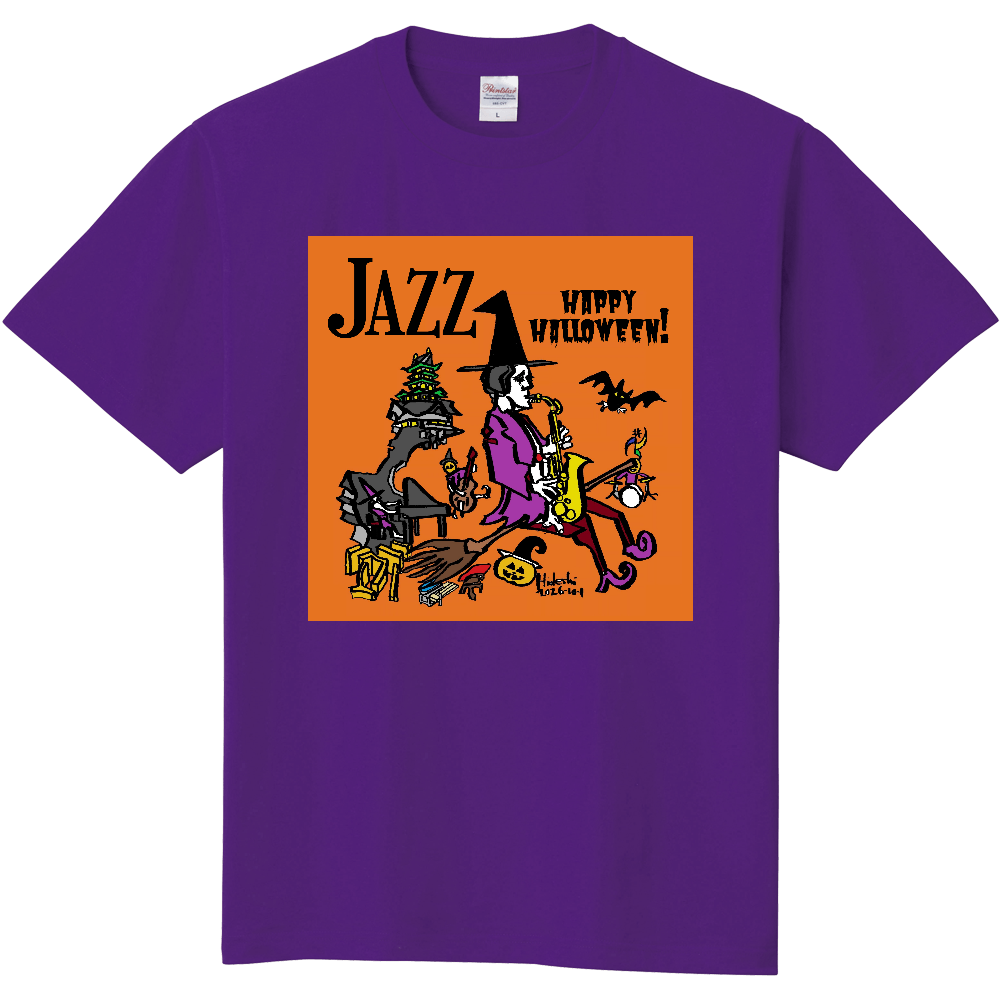 ジャズTシャツ Happy Halloween