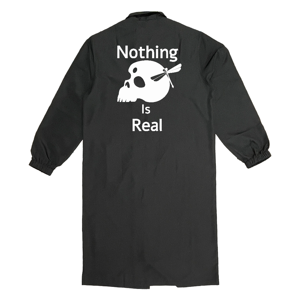 Nothing Is Real(白)ストリートロングジャケット