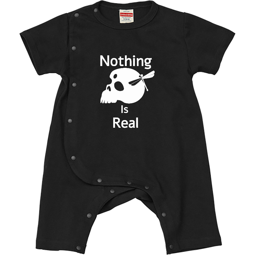 Nothing Is Real(白)ベビーロンパース