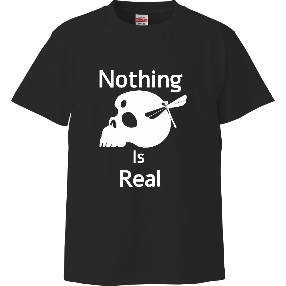 Nothing Is Real（白）ハイクオリティーキッズTシャツ（100-160）