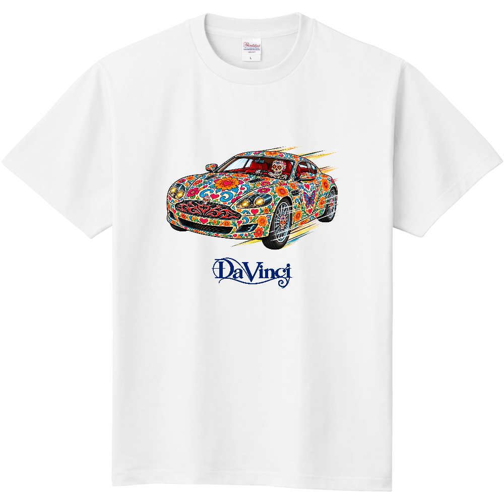 Tシャツ/スカルドライバーDB9/ホワイト