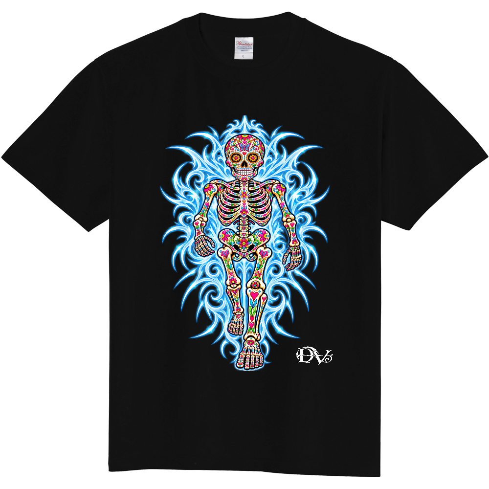 Tシャツ/Tribal Sugar Walker F/ブラック