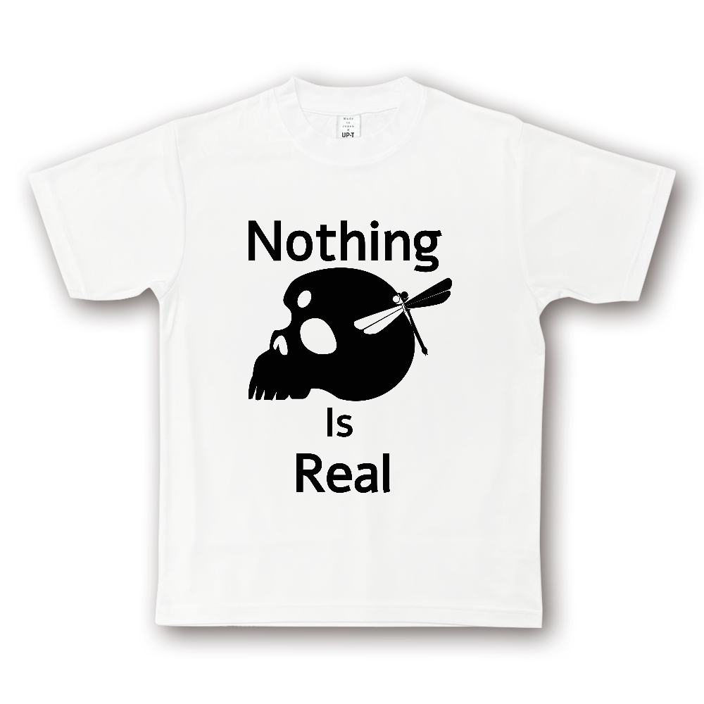 Nothing Is Real(黒)NOTO DRY Tシャツ