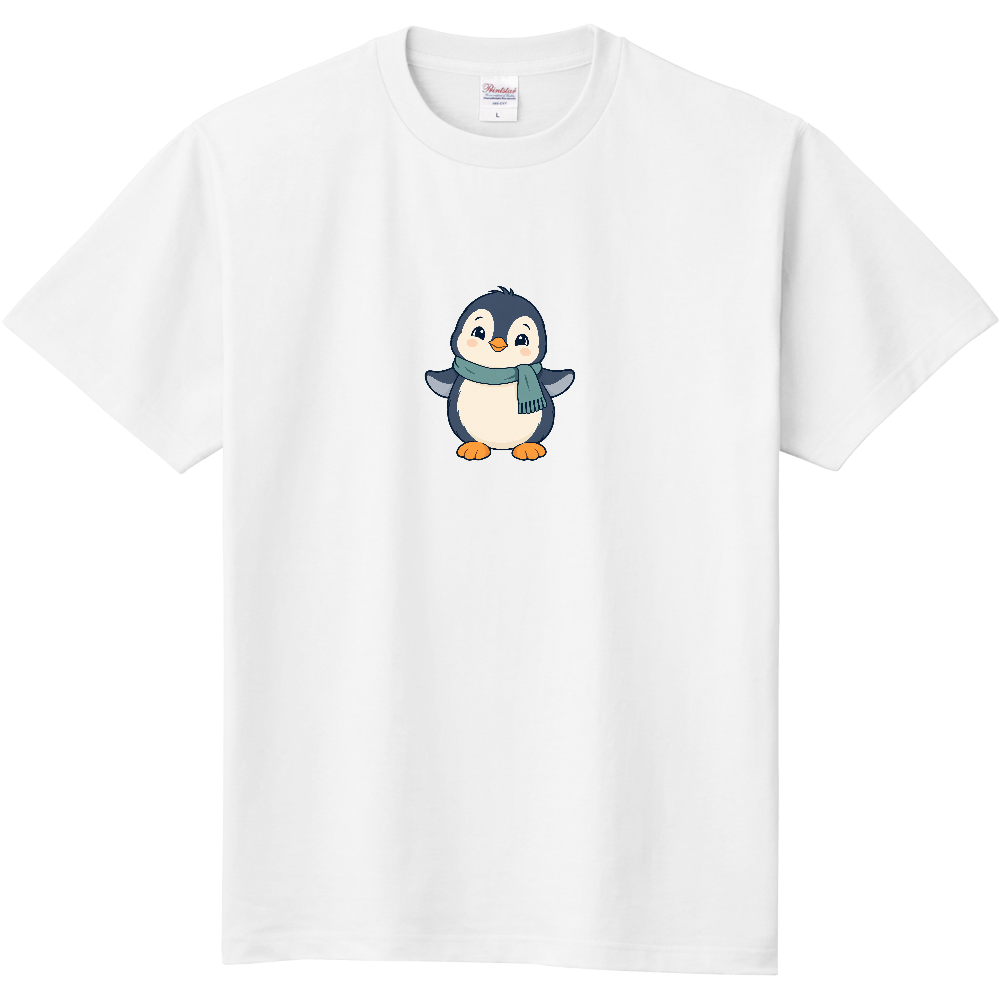 マフラー日和|まんまるペンギンTシャツ