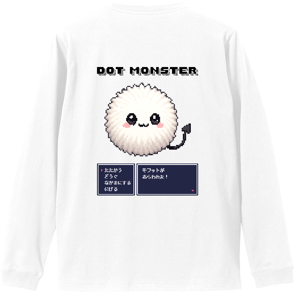 DOT MONSTER 04 モフット ロンT バックプリント