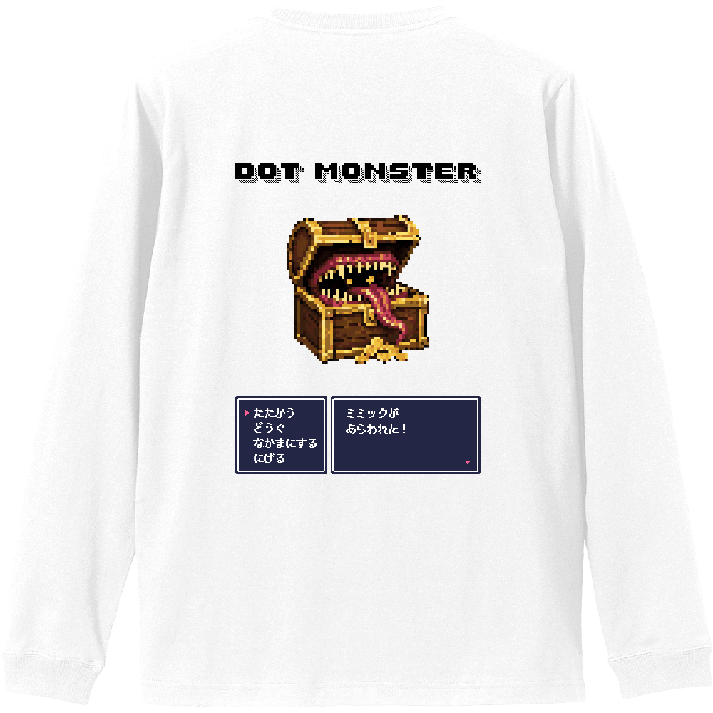 DOT MONSTER　07　ミミック　ロンT　バックプリント