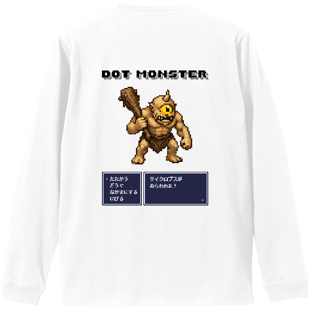 DOT MONSTER 14 サイクロプス ロンT バックプリント