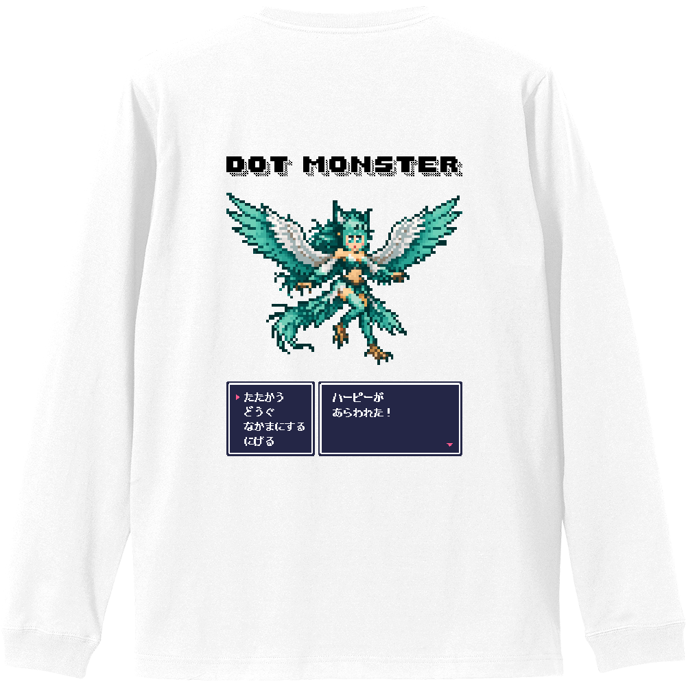 DOT MONSTER 21 ハーピー ロンT バックプリント