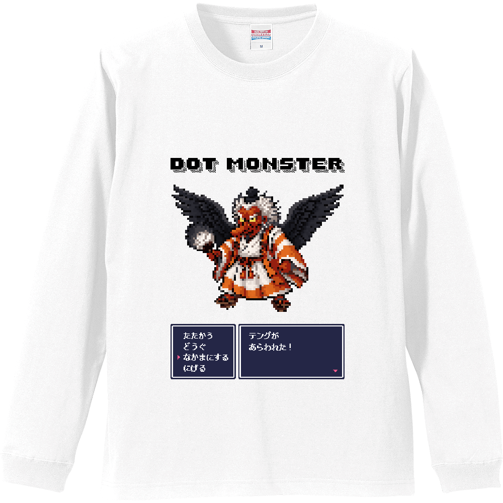 DOT MONSTER 38 テング フロントプリント ロンT