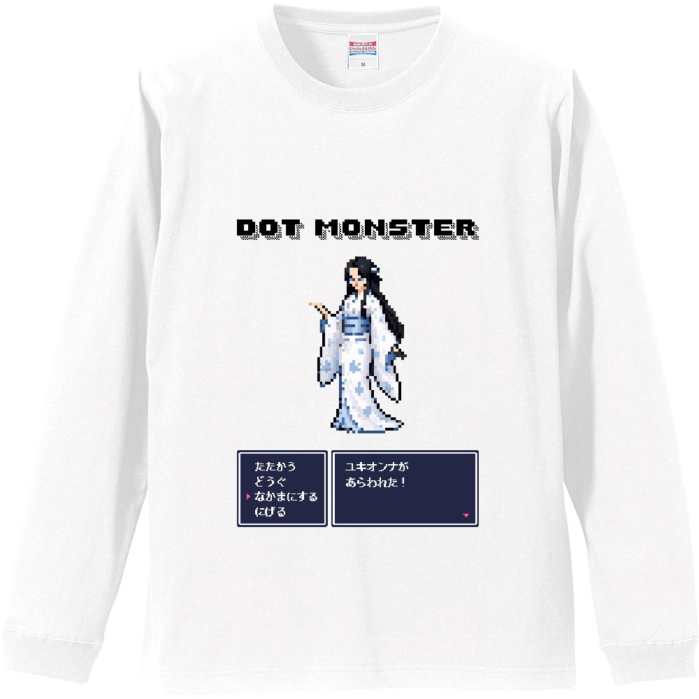 DOT MONSTER 42 ユキオンナ フロントプリント ロンT
