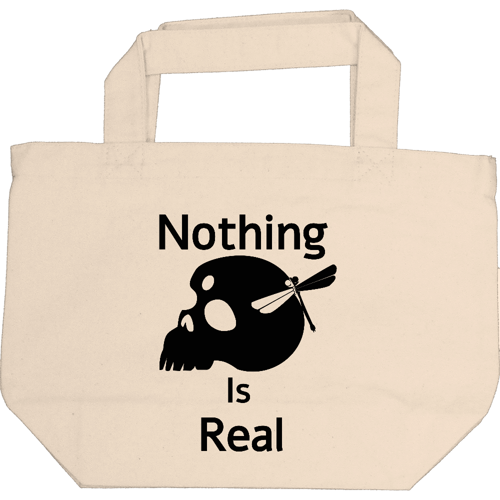 Nothing Is Real(黒)キャンバストート S