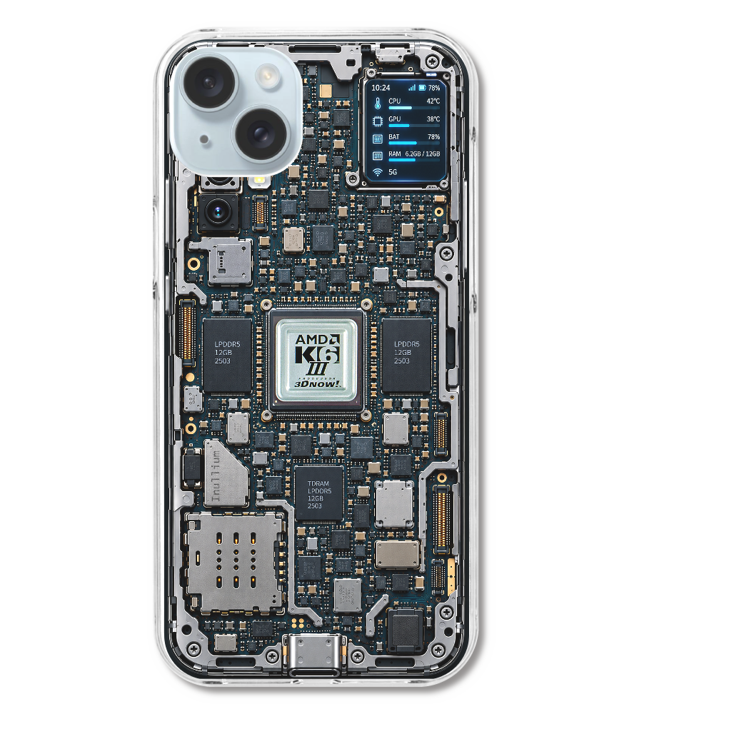 AMD K-6 III搭載 iPhone15 Plus