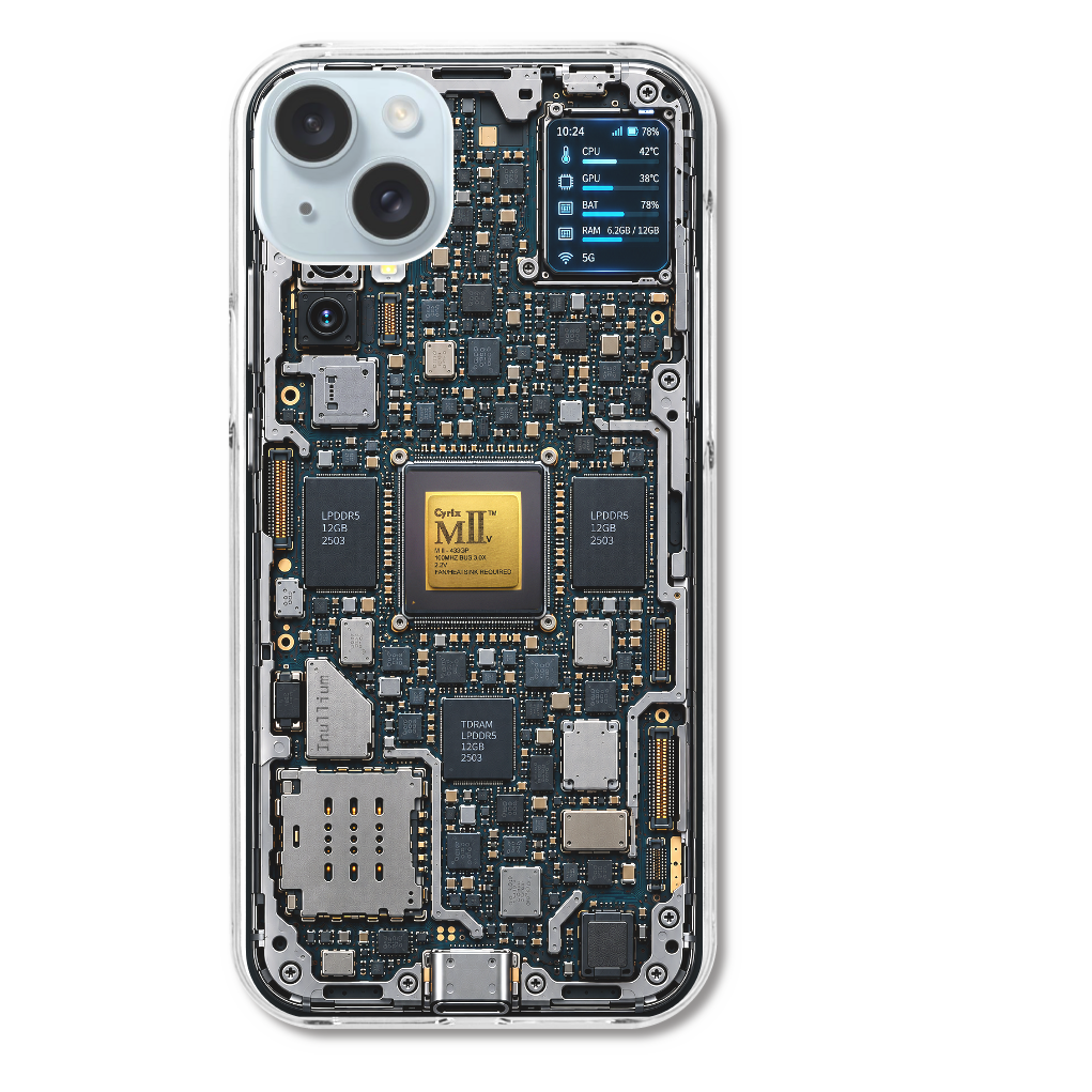 Cyrix MⅡ搭載 iPhone15 Plus